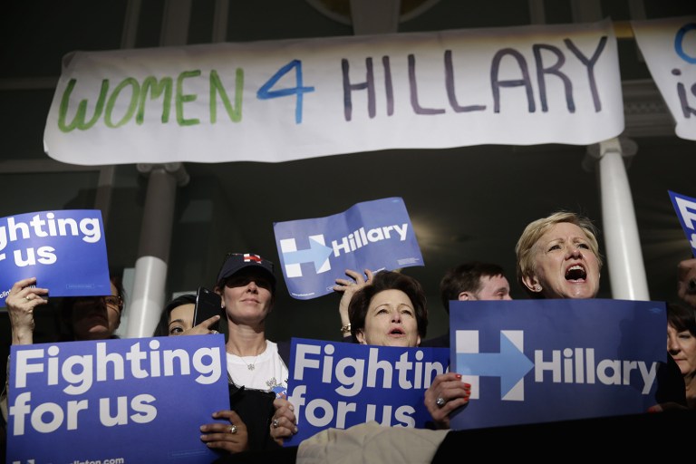A number of prominent Republican women have said they cannot support Donald Trump and are instead backing Hillary Clinton. (AP Photo/Seth Wenig, File)
