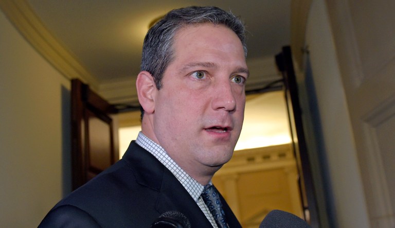 Rep. Tim Ryan, D-Ohio, who challenged Nancy Pelosi last year to lead House Democrats, seemed to leave the door open on Thursday to challenging President Trump for the White House in 2020. 