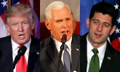 Trump, Pence to meet with Ryan, McConnell in Washington