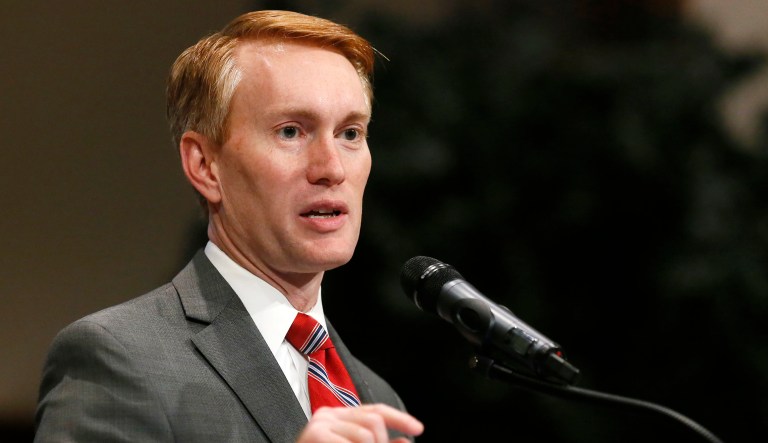 Lankford also dismissed the criticism from Democrats that Sessions was not reading out his private conversations with President Trump, and said former Attorney General Eric Holder routinely declined to detail his conversations with President Barack Obama. (AP Photo/Sue Ogrocki, File)