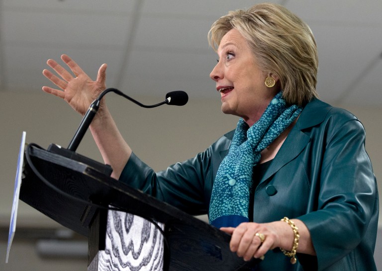 Hillary Clinton could make history as the first major party candidate to face a federal criminal prosecution. (AP Photo/Carolyn Kaster)