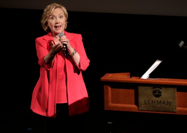 What ‘small country’ did Hillary Clinton lead?