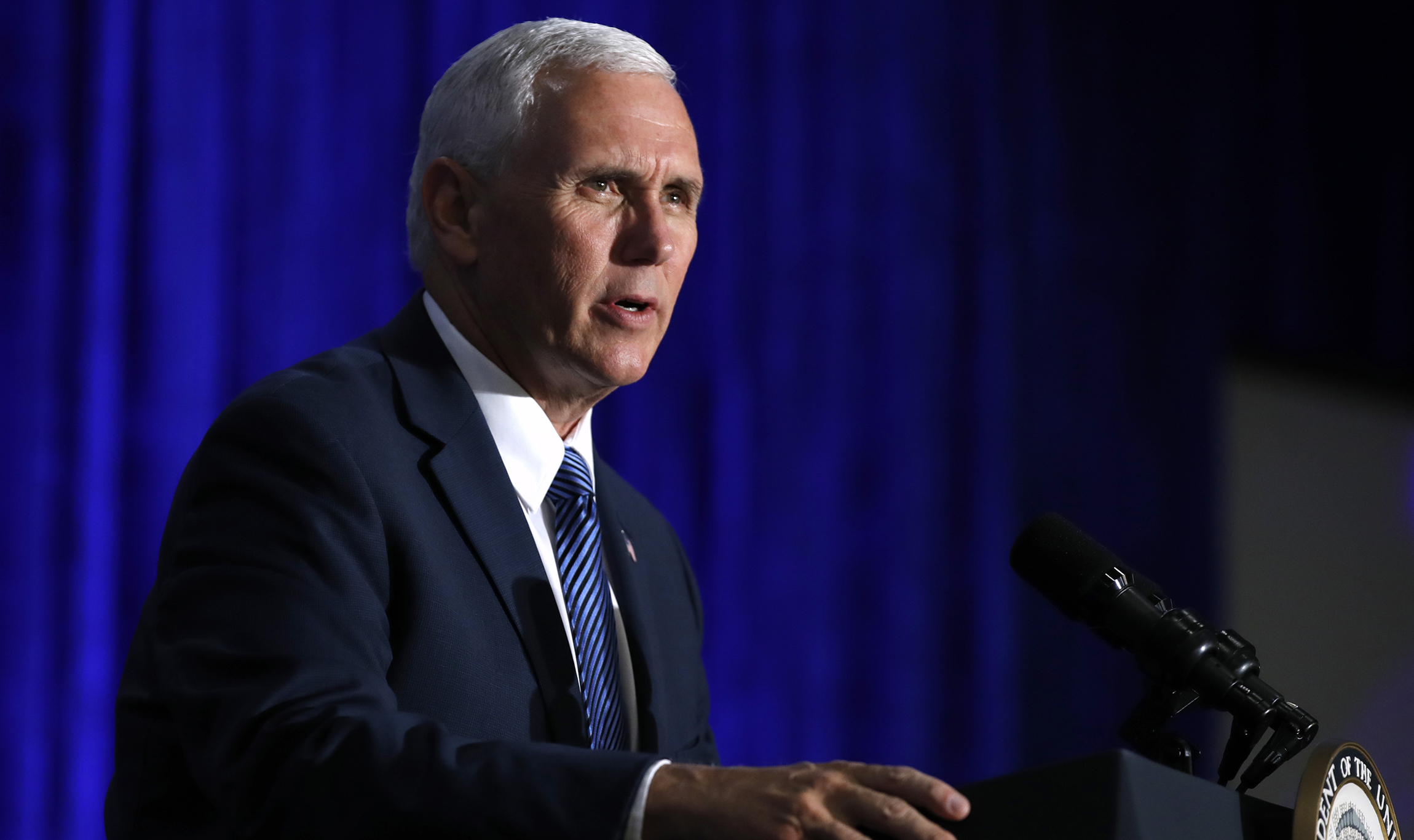 Pence motorcade officer injuries not life-threatening