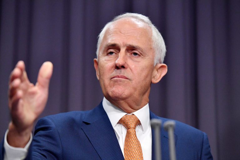 Australian Prime Minister Malcolm Turnbull agreed in September to resettle Central American refugees who were living in a Costa Rican camp, supported by the United States. (Mick Tsikas/AAP Image via AP)