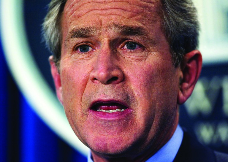 As George W. Bush showed in Iraq, presidents need to make a deep and detailed case to the American people before taking military action. (AP Photo/Manuel Balce Ceneta)