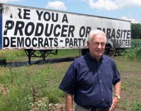 72-Year-Old Missourian’s Anti-Dem Billboard Torched by Vandals Twice