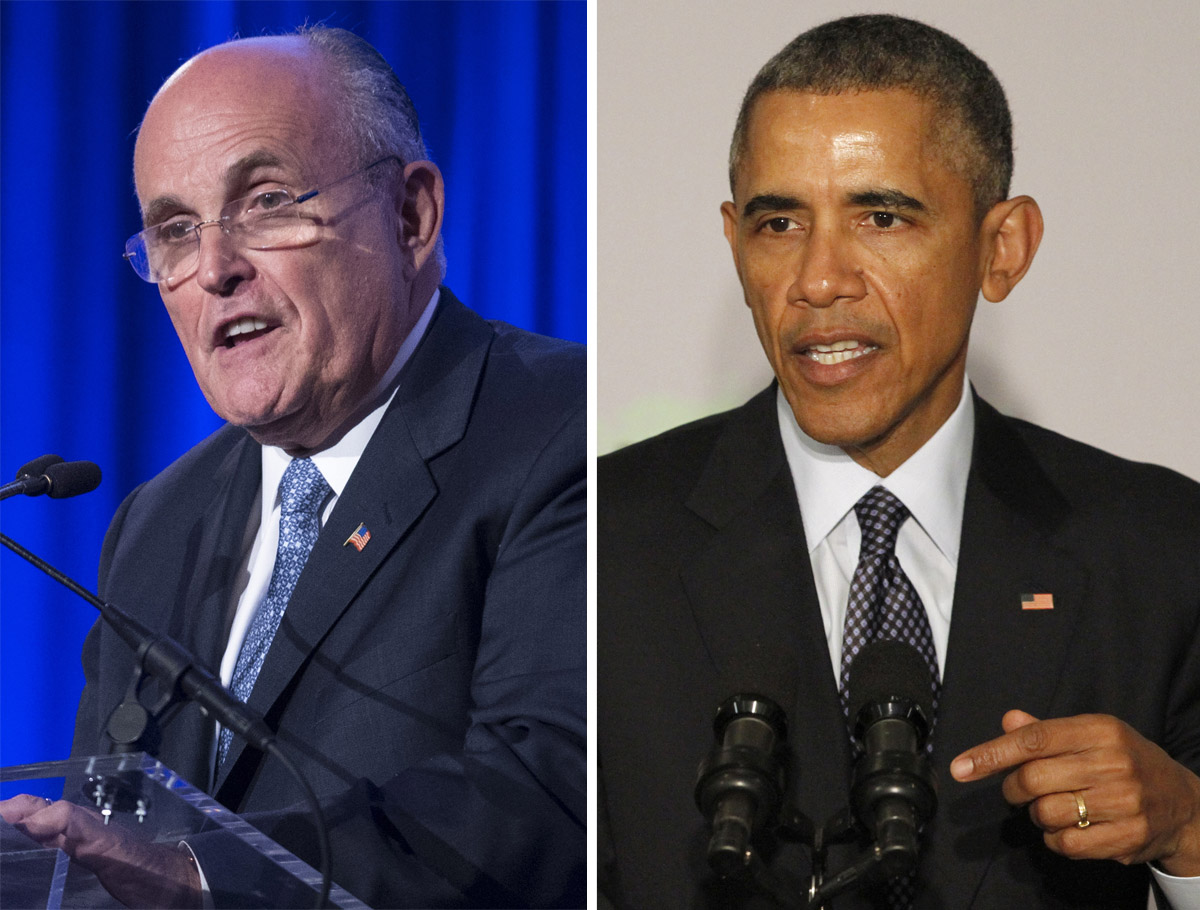 Giuliani versus Obama