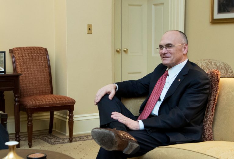 In the end, though Puzder was a great choice for labor secretary, leftists of both parties brought him down. (AP Photo/Manuel Balce Ceneta)