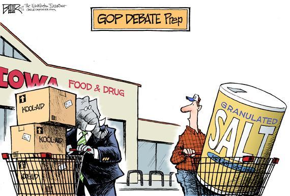 GOP debate prep