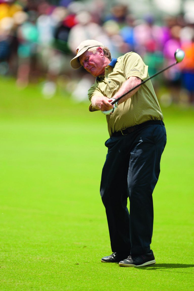 Darren Carroll/Getty Images
Legendary player Jack Nicklaus is the guest on the third-season premiere of 