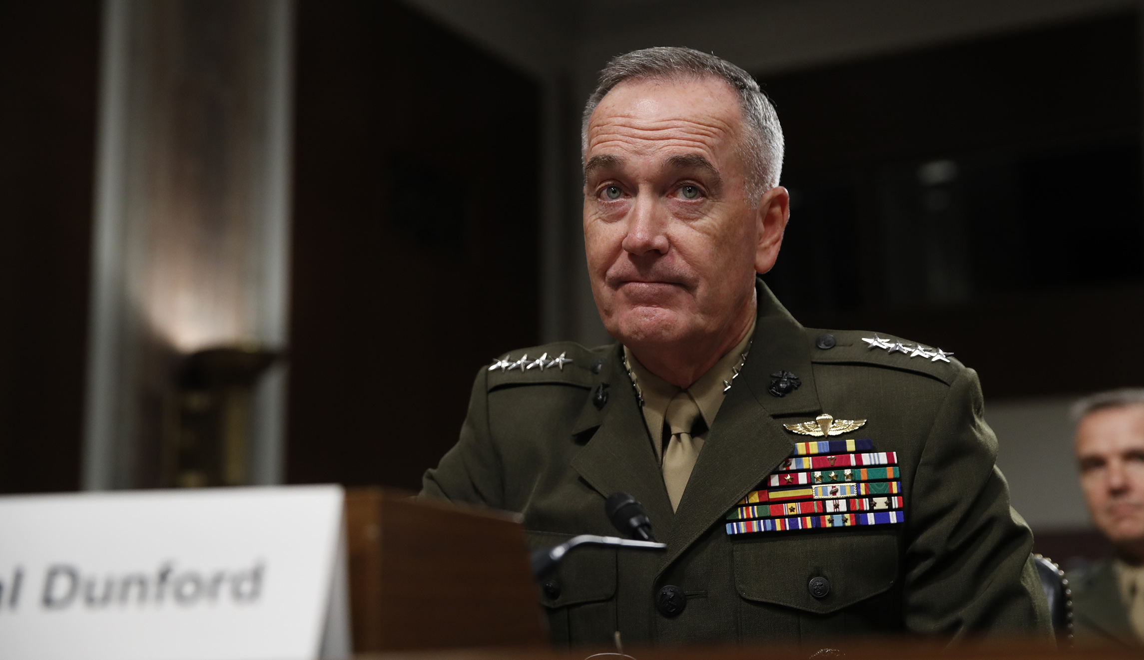 Service chiefs are raising issues with transgender recruitment, general says