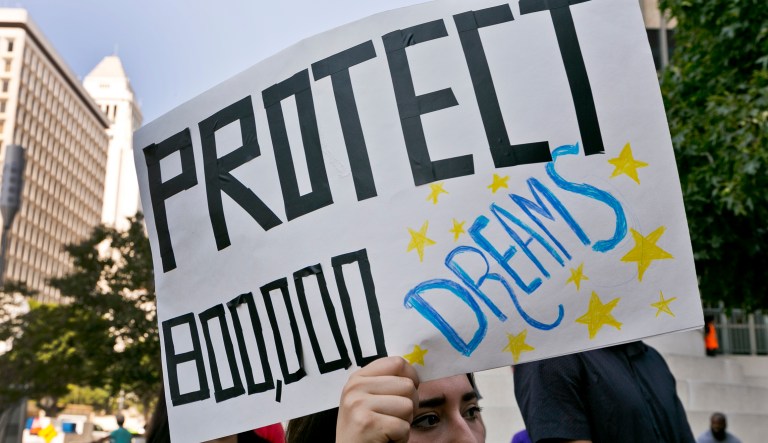 Tennessee is leaving an alliance of 10 states suing the federal government over the Deferred Action for Childhood Arrivals program. (AP Photo/Damian Dovarganes)