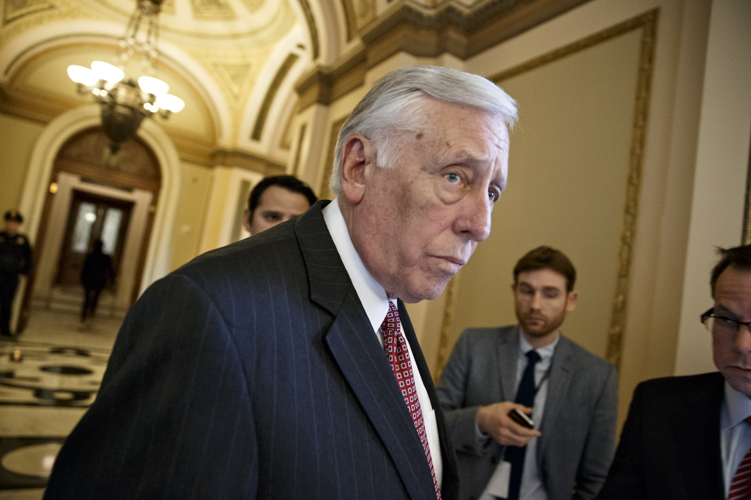 Hoyer: Democrats will vote against spending bill if ‘Trumpcare’ vote held this week