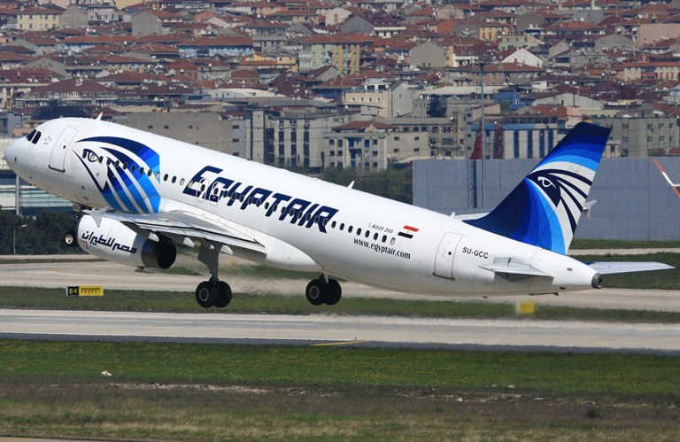 Egyptian aviation officials said on Thursday that an EgyptAir flight MS804 with the registration SU-GCC, traveling from Paris to Cairo with 66 passengers and crew on board has crashed. (AP Photo/ Ahmet Akin Diler)