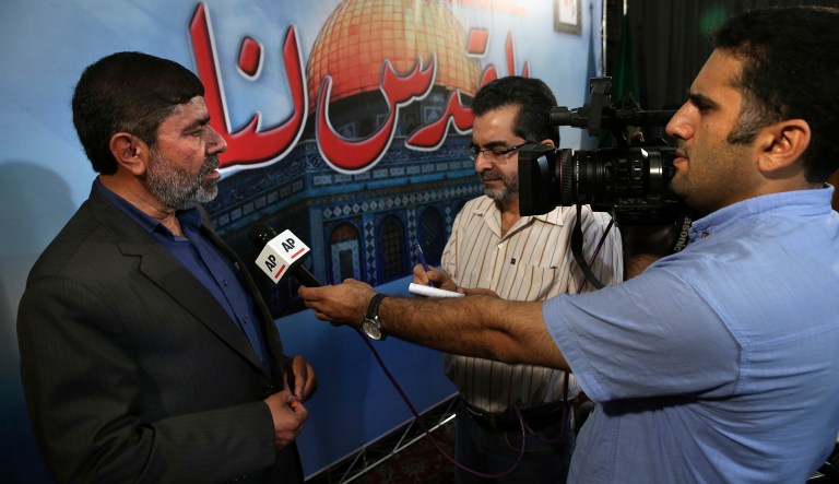 Last week, the U.S. Senate passed a bill that, if approved by the House and signed by President Trump, will slap new sanctions against the Iranian regime for its ballistic missile development, arms transfers, support for terrorism, and human rights violations. (AP Photo/Vahid Salemi)