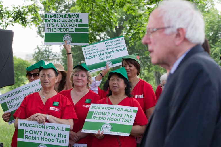 Sen. Bernie Sanders wants taxpayers to foot the students' entire bill at all public colleges and universities. This will cost $70 billion per year.Â (AP Photo/Jacquelyn Martin)