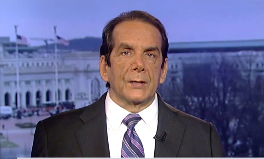 The irreplaceable Charles Krauthammer