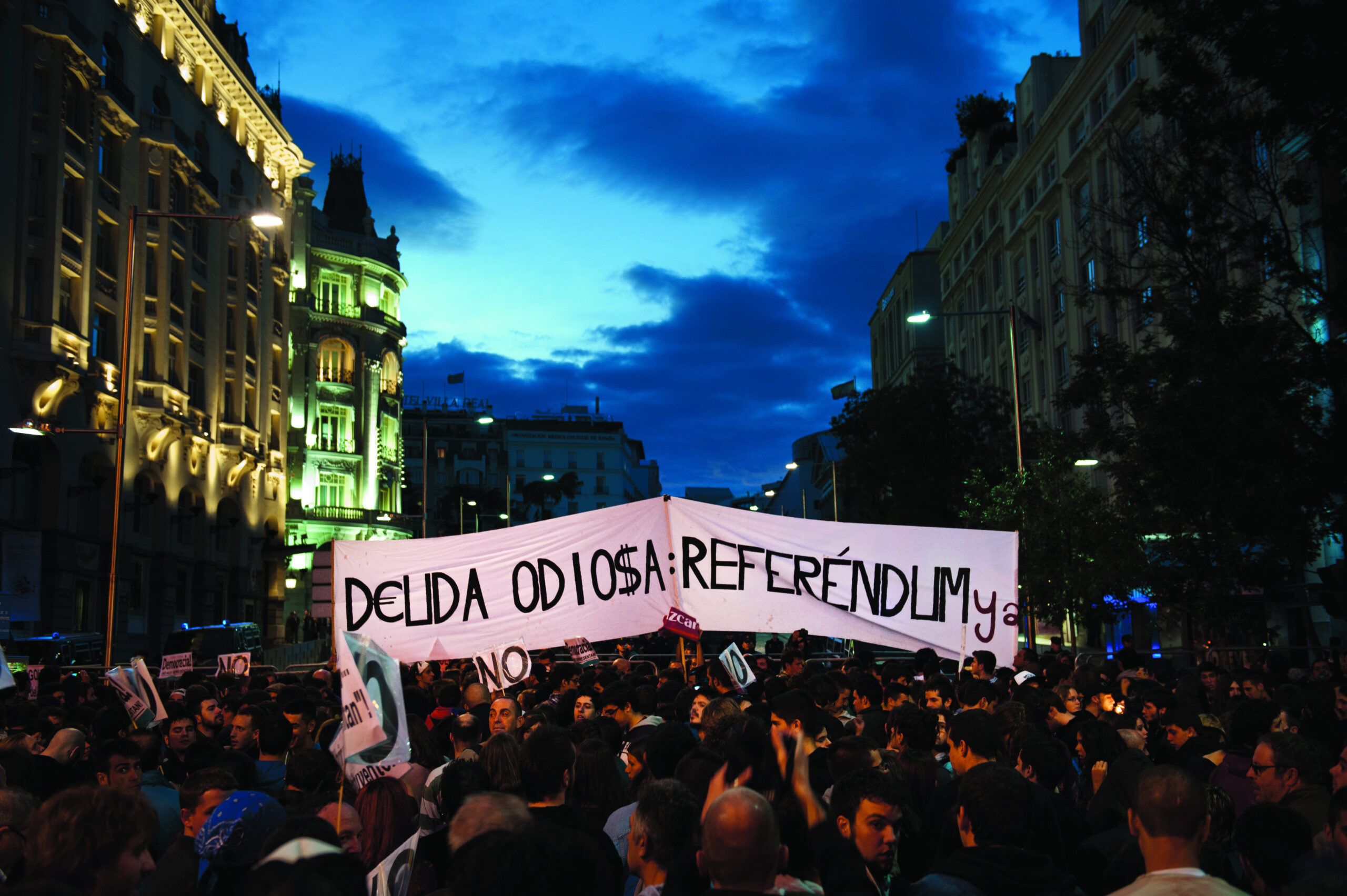 Madrid anti-austerity protests turn violent again
