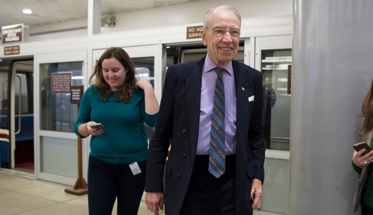Grassley said Sunday on Twitter he has a personal relationship with Ross. (AP Photo/J. Scott Applewhite)