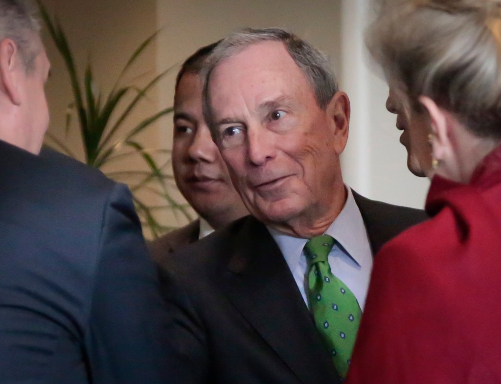 Bloomberg says ‘all the options’ open when asked about White House run