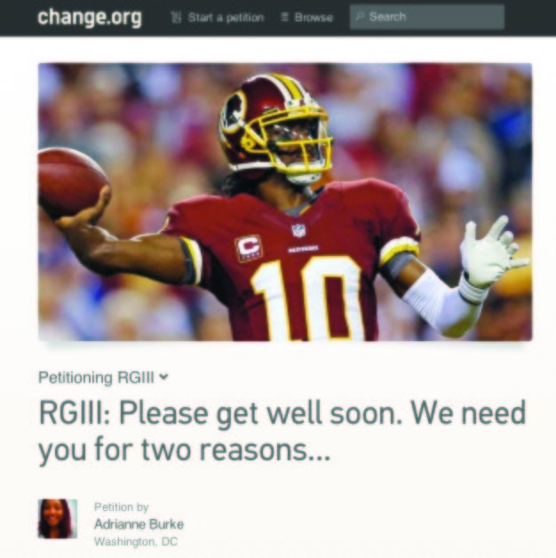RGIII pressured to opposed Redskins name