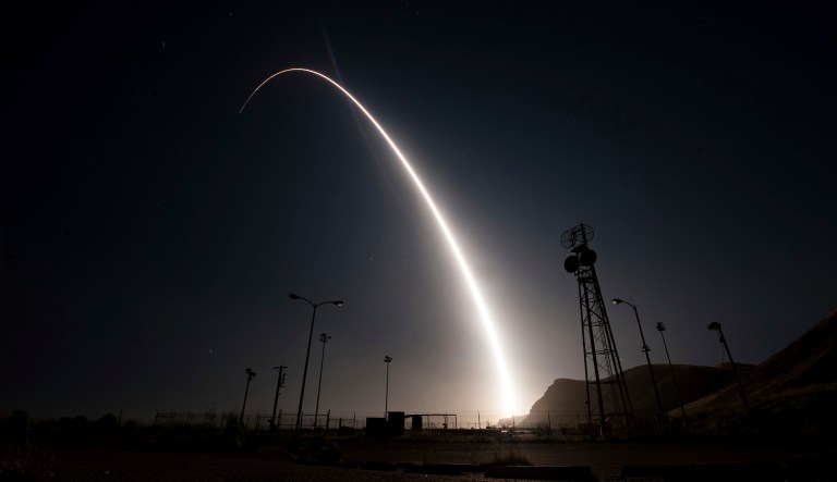 North Korea's investment in its missile systems could mean it could eclipse the United States' missile defense capabilities. (Senior Airman Ian Dudley/U.S. Air Force via AP)