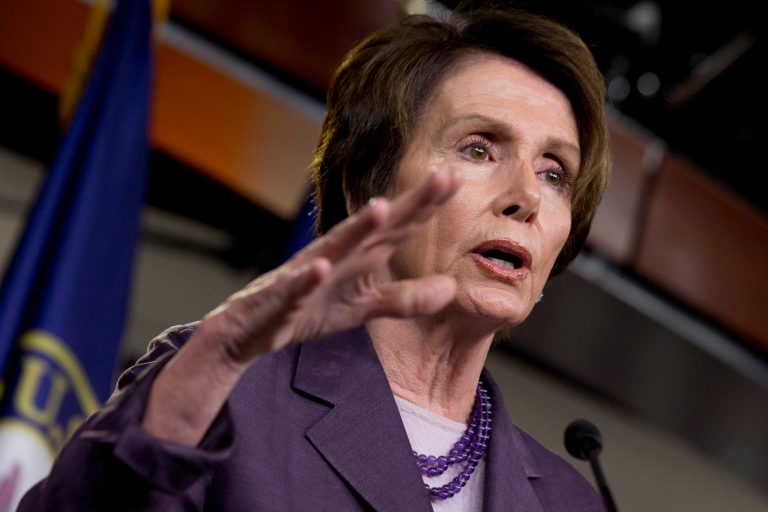 FILE - This May 9, 2014 file photo shows House Minority Leader Nancy Pelosi, D-Calif., speaking on Capitol Hill in Washington. House Democrats will participate in the special, Republican-led select committee investigating the deadly 2012 attack in Benghazi, Libya, despite serious concerns within the party that the inquiry is an election-year ploy to energize core GOP voters. In a brief statement, Pelosi said she will appoint the full complement of five Democrats on the 12-member panel, tapping lawmakers who have been deeply involved in previous congressional investigations of the Sept. 11, 2012 assault on the U.S. diplomatic outpost.  (AP Photo/Jacquelyn Martin, File)