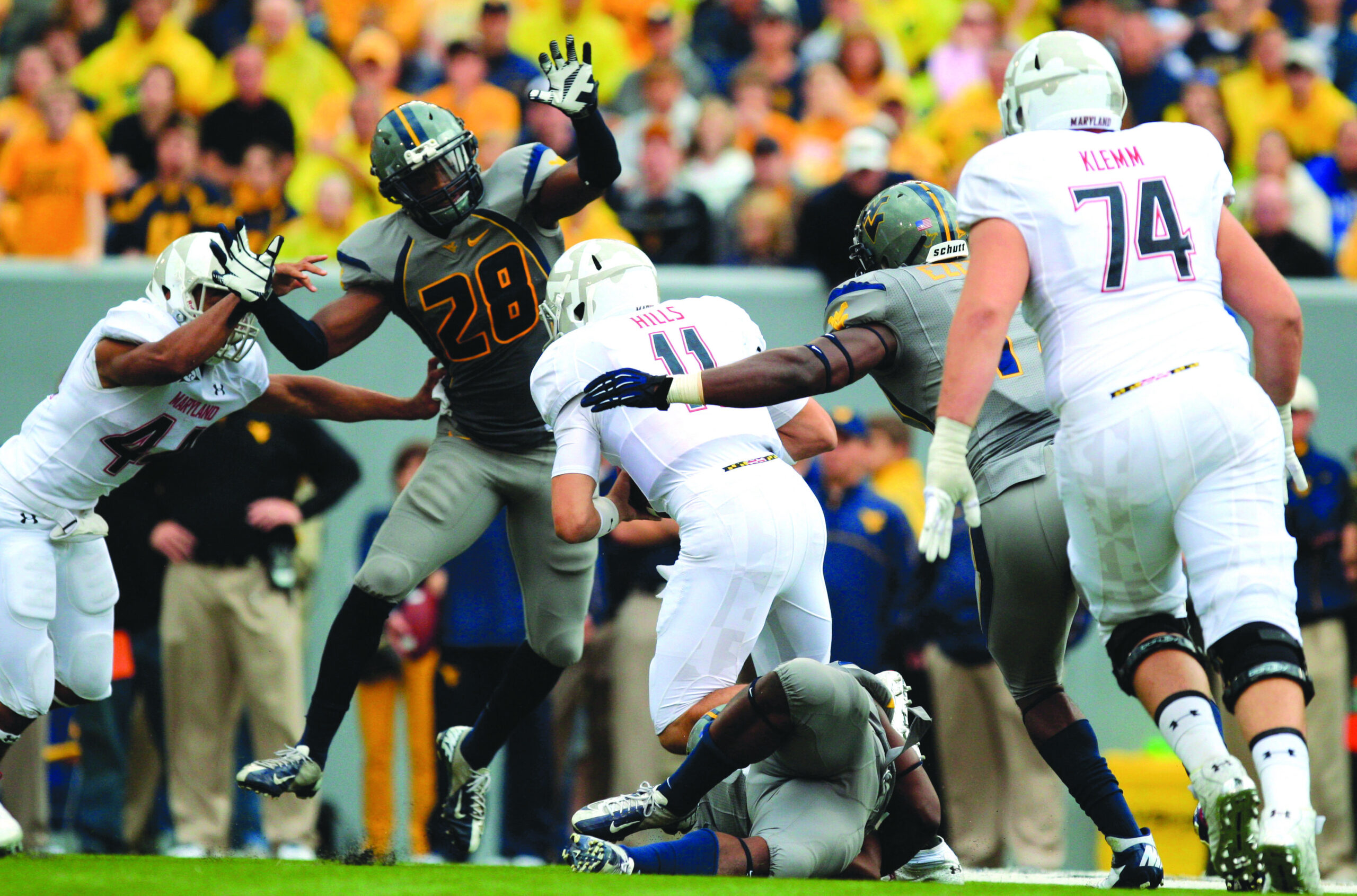 Maryland can’t quite keep up with West Virginia