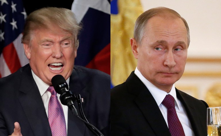 President Trump and Russian President Vladimir Putin will meet during the G20 Summit in Hamburg, Russian state media reported Thursday. (AP)