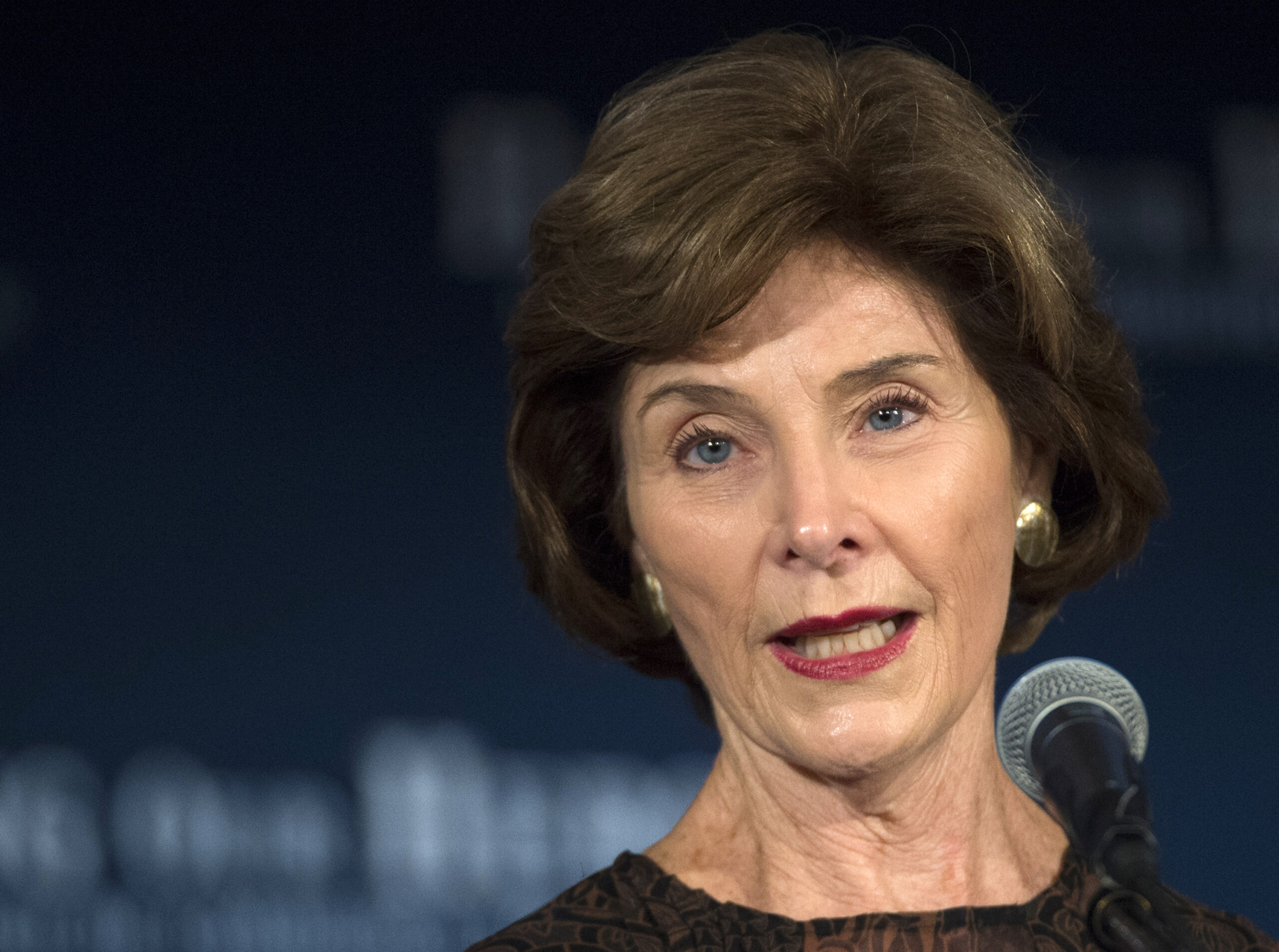 ‘Don’t ask that’: Laura Bush won’t say if she’ll back Trump