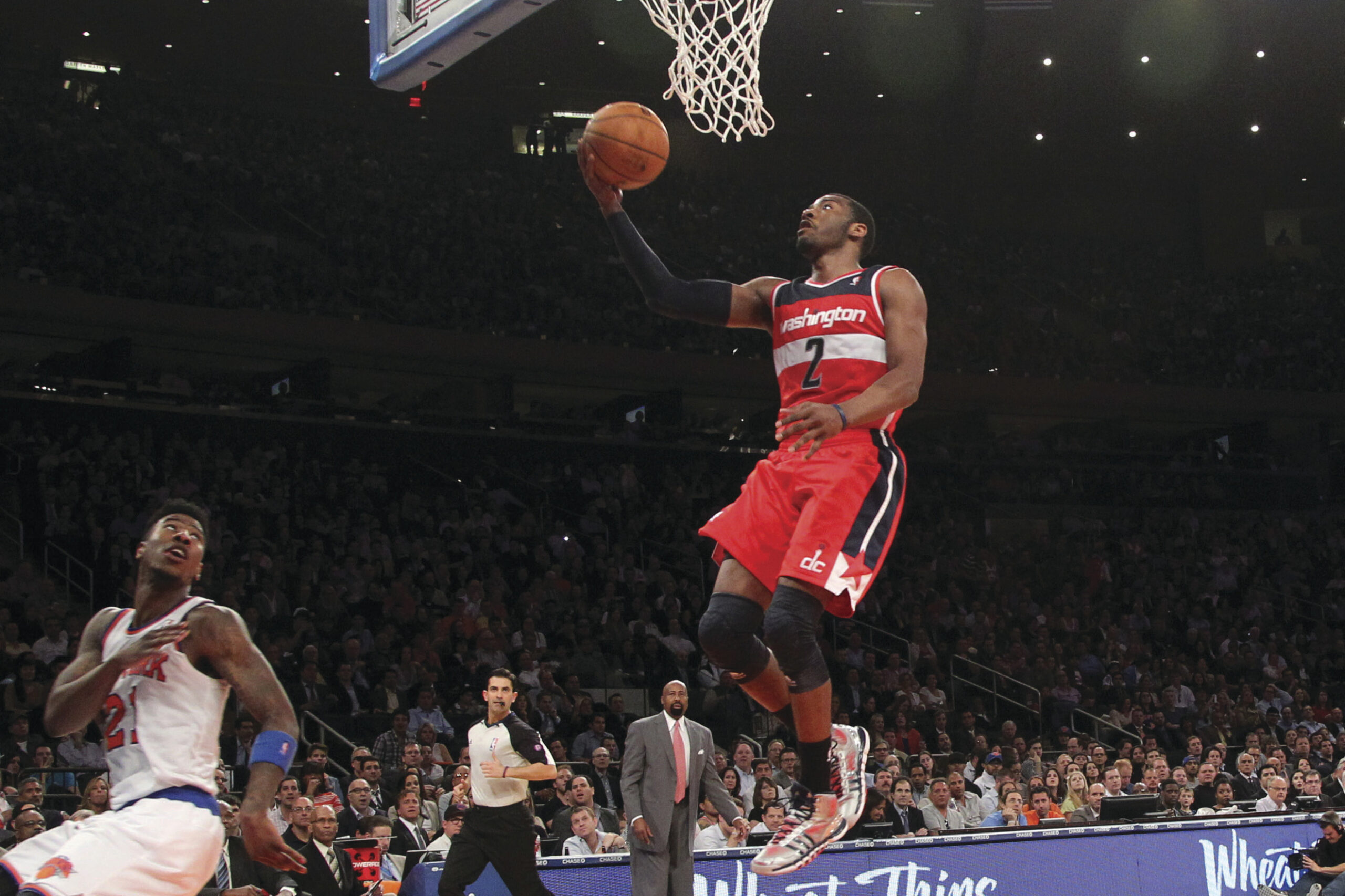 Wizards blown out by Knicks on the road despite John Wall’s 33 points