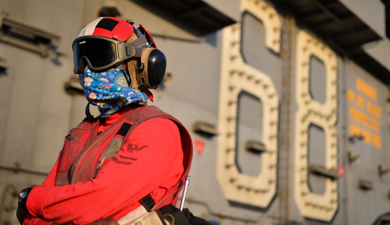 The three-carrier exercise helps redirect Xi's attention. (U.S. Navy photo by Mass Communication Specialist 3rd Class Ian Kinkead/Released)