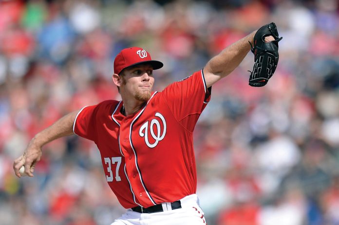 Patrick McDermott/Getty Images
Nationals starter Stephen Strasburg has a solid 3.10 ERA on the season but only one win in his eight starts so far.