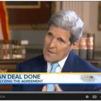 Kerry: Arms and Missiles ‘Thrown in as Add-On’ to Iran Deal