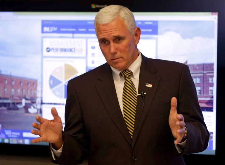 Indiana Gov. Mike Pence (AP/Michael Conroy)