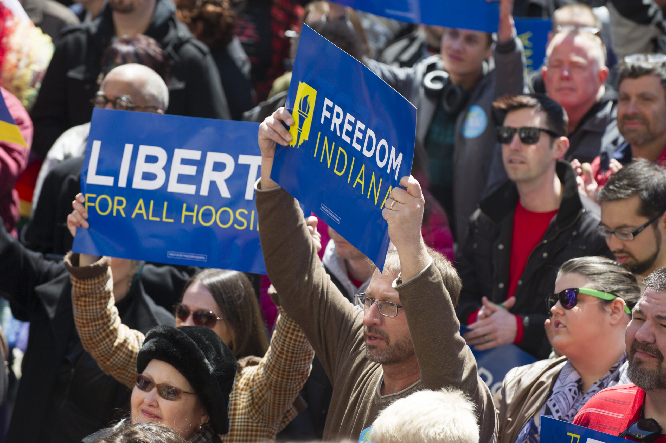 Reporters openly side against Indiana law