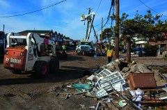 Many on NY’s Long Island still dark after Sandy