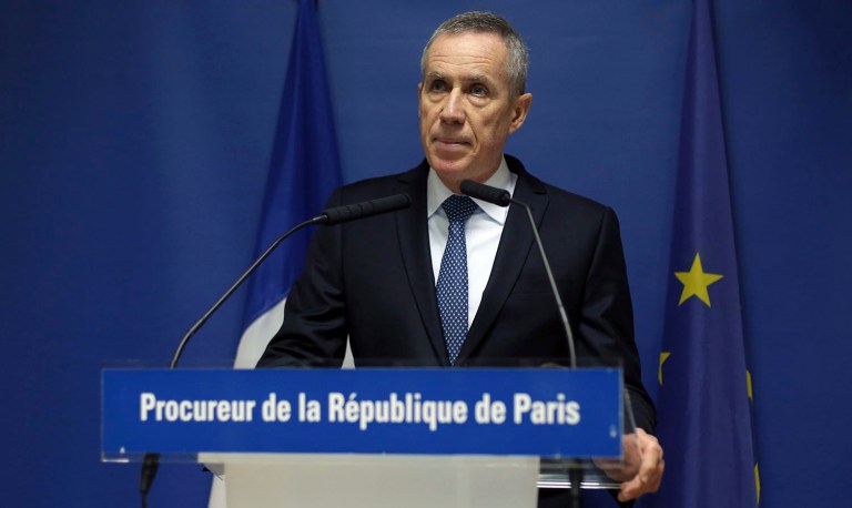 Four men were arrested in Strasbourg and the fifth in Marseille, Paris prosecutor Francois Molins said Friday. (AP Photo/Thibault Camus)
