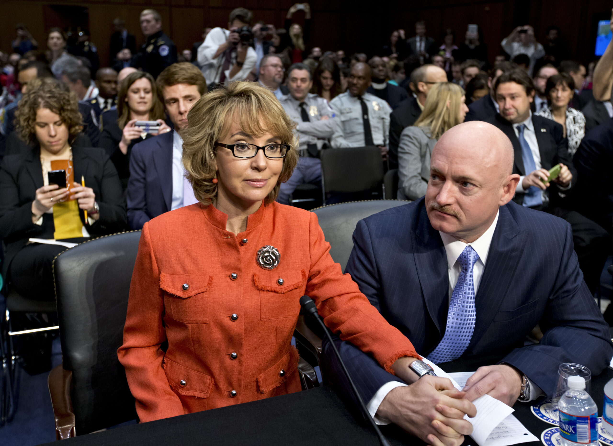 Giffords urges support for background checks