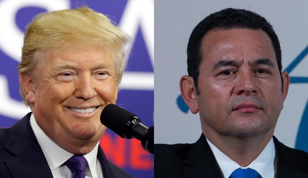 Trump talks immigration with Guatemalan president