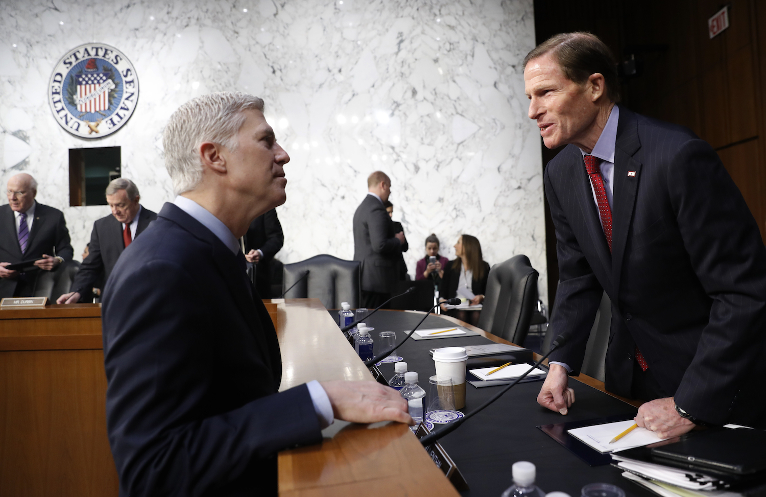 Blumenthal questions Gorsuch about Trump’s ‘so-called judge’ barbs