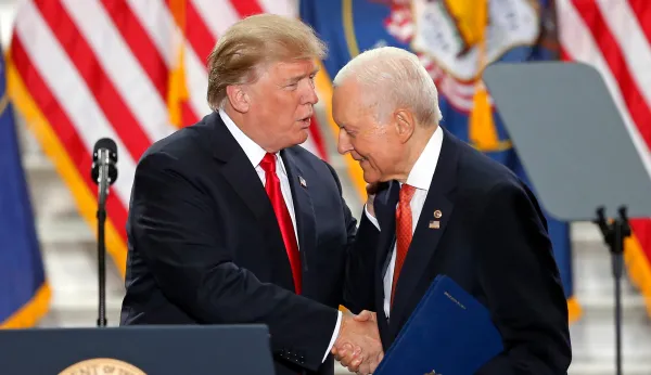 Orrin Hatch: Trump ‘didn’t have any choice but to’ endorse Roy Moore