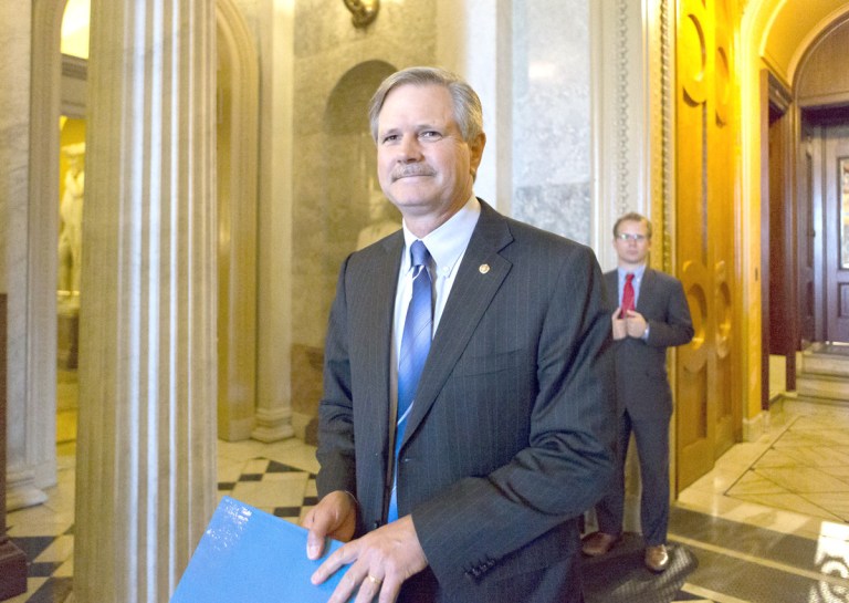 J. Scott Applewhite/AP
Sen. John Hoeven, R-N.D., co-authored the co-called 