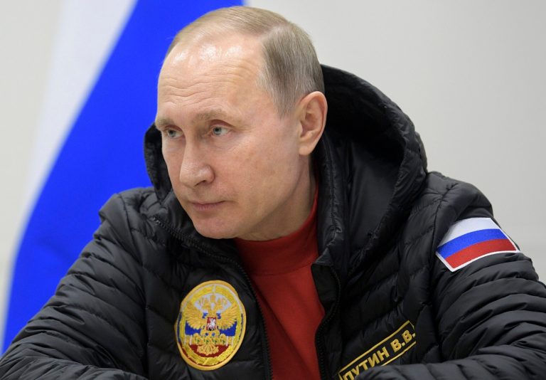 A spokesman for Russian President Vladimir Putin insisted Friday that the Russian government didn't try to influence the U.S. election last year. (Alexei Druzhinin, Sputnik, Kremlin Pool Photo via AP)