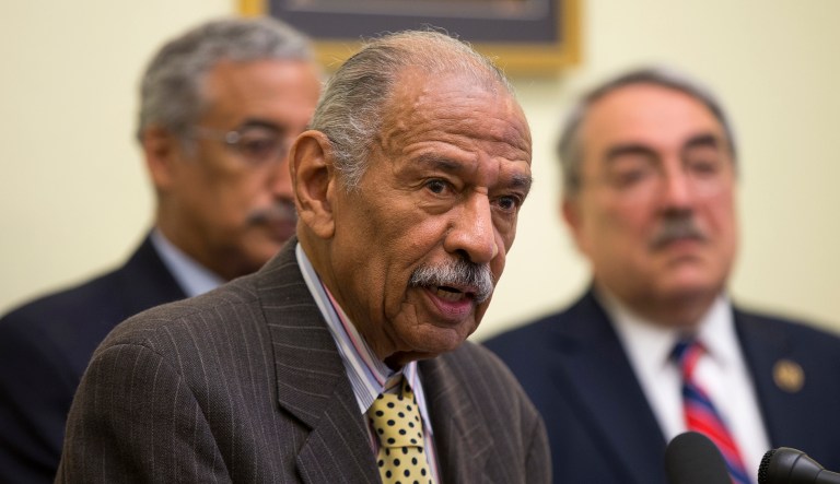 Rep. John Conyers, D-Mich., said he would cooperate with any such probe. (AP Photo/Evan Vucci)