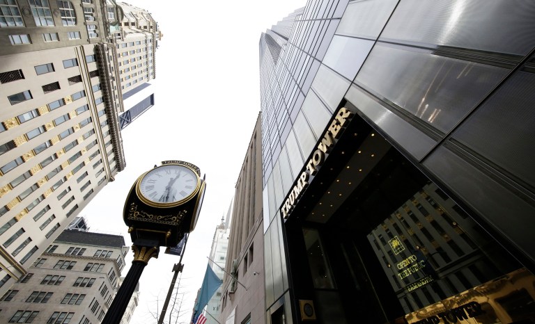 If Trump pushes China too hard to close its largest state-owned bank, he will actually be antagonizing a tenant a Trump Tower. (AP Photo/Mark Lennihan, File)