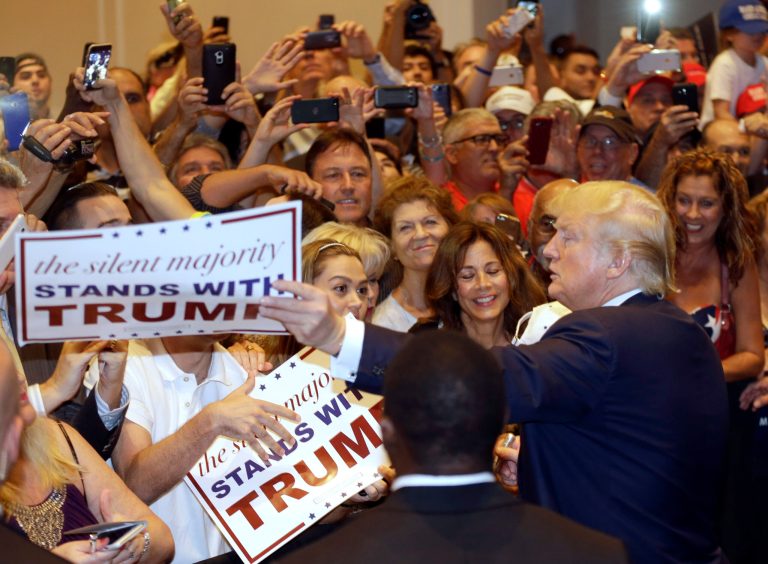 Trump suggested most of the leading outside support groups backing presidential candidates 