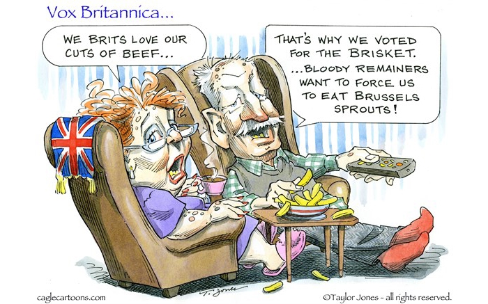 Editorial cartoon: The Brisket