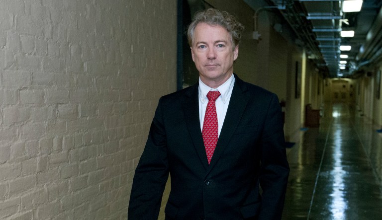 A Republican-controlled Congress passed a spending bill on Friday that would bust the spending caps by $296 billion over the next two years, among other effects. This makes Sen. Rand Paul, R-Ky., and his stand against the bill all the more important. (AP Photo/Jose Luis Magana)