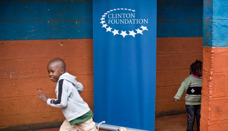 The Clinton Foundation was established in 1997 by former President Bill Clinton as a nonprofit and courts donors to help carry out humanitarian programs around the world. (AP Photo/Ben Curtis)